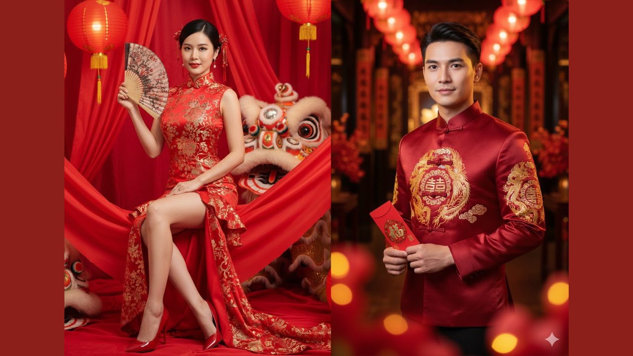 Tren Fashion Imlek 2026: Merah Membara, Emas Berkilau, dan Tapal Kuda Pembawa Hoki